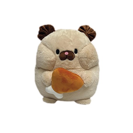 PERRO CON HUESO 23CM