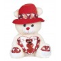 OSITO GORRO CORAZON SURTIDO 40 CM