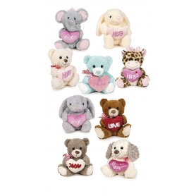 Peluche Animales San Valentín (25 cm)